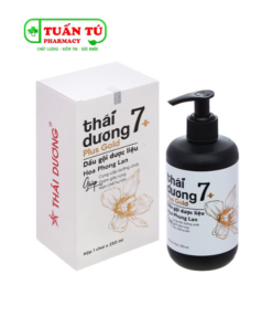 Dầu gội dược liệu Thái Dương 7 Plus Gold Hoa Phong Lan sạch gàu, giảm ngứa và rụng tóc 250ml