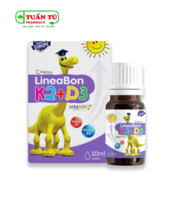 Dung dịch LineaBon K2+D3 ErgoPharm hỗ trợ bổ sung Vitamin (10ml)