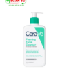 Sữa rửa mặt CeraVe dành cho da thường và da dầu CeraVe Foaming Facial Cleanser 355ml (Oily Skin Xanh Ngọc)