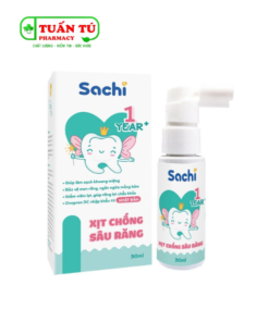 Xịt chống sâu răng Sachi cho bé từ 1 tuổi (Hộp 30ml)