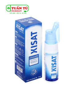 Xịt mũi nước biển sâu Xisat 75ml xịt sạch thông mũi dùng cho người lớn